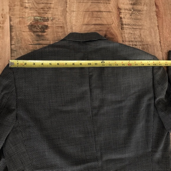 Riserva Luciano Franzoni Italy Wool Herringbone Notch Lapel Blazer Size 42R - Picture 9 of 16